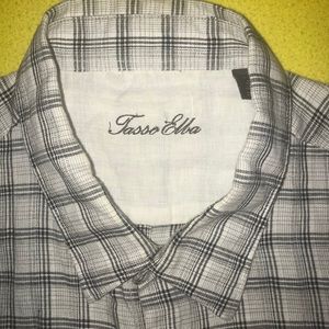 Tasso Elba XXL Long Sleeve Linen/ Cotton button-up